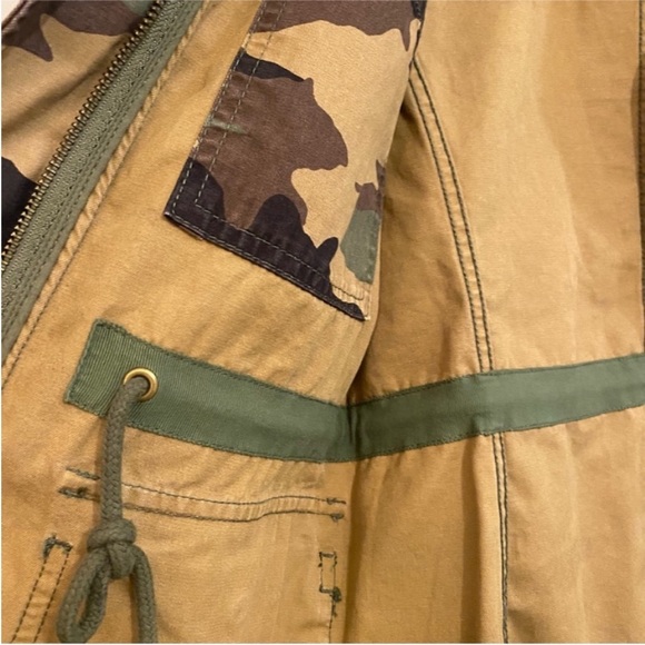 Madewell Dispatch Camo Jacket womens XS military utility transitional weather - Picture 7 of 8
